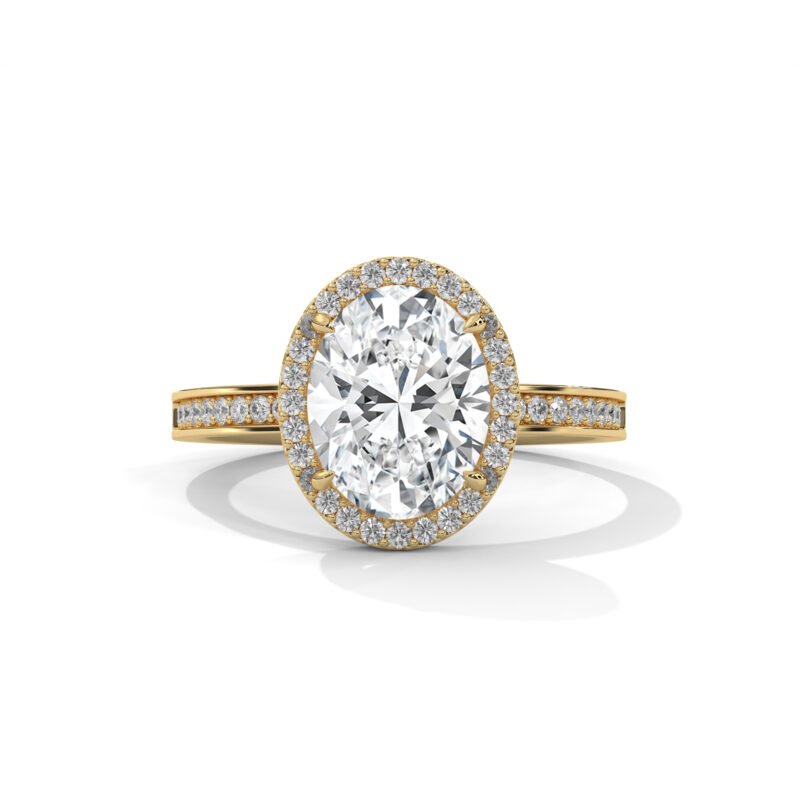 CAROLINE-Oval Diamond Ring